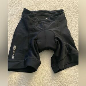 Womens Sugoi Padded Bike Cycljng Shorts Size Medium black